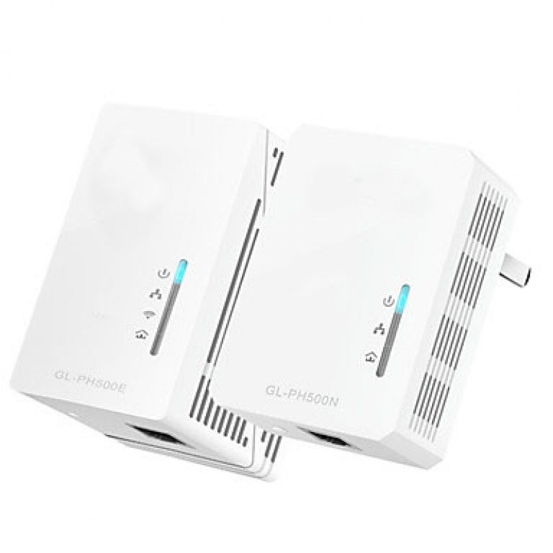 Powerline Networking 500M PowerLine Extender And PowerLine Adapater(GL-PH500NGL-PH500E)