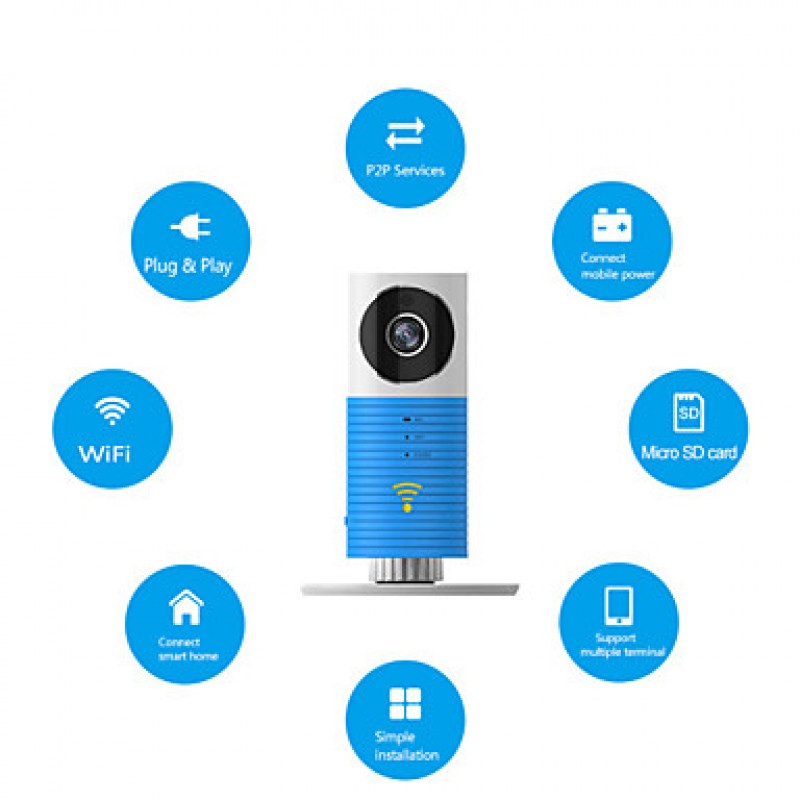  Smart IP Camera with IR Cut Night Vision Support 32GB TF Card Wireless Surveillance WIFI